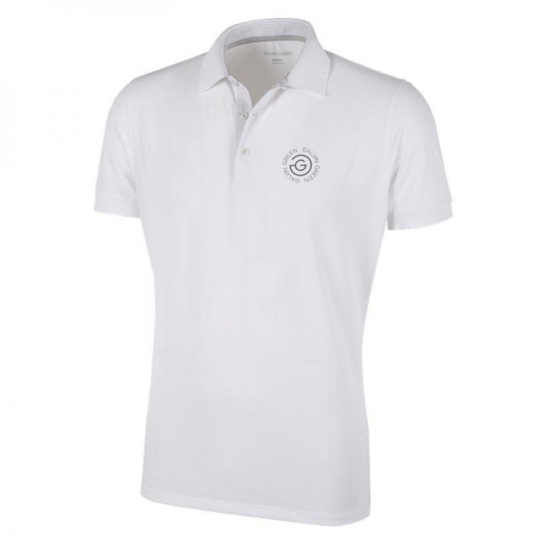 Galvin Green MAX TOUR mens Polo, white