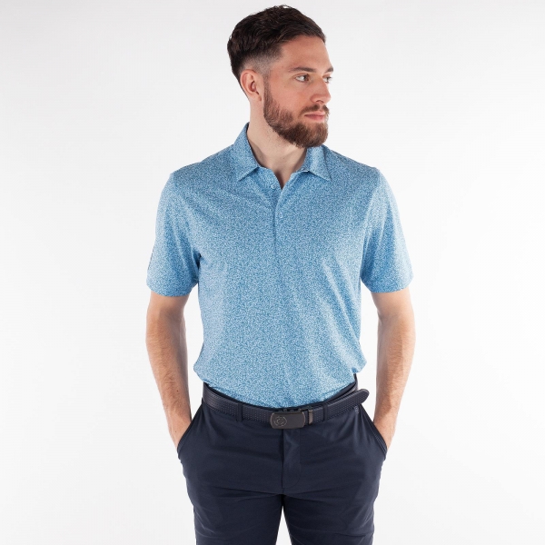 Galvin Green Marco mens Polo, blue-shell