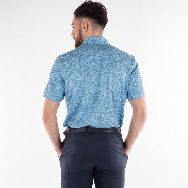 Galvin Green Marco mens Polo, blue-shell