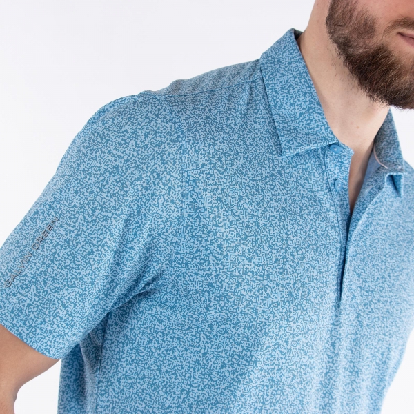 Galvin Green Marco mens Polo, blue-shell