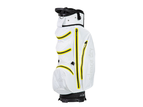 JuCad Cartbag Silence-Dry, weiß-gelb