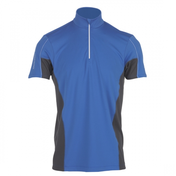 Galvin Green MERCER Zipp Polo, blue