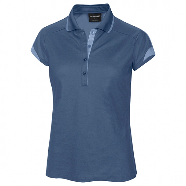 Galvin Green MANDY lady Polo in dusty-blue