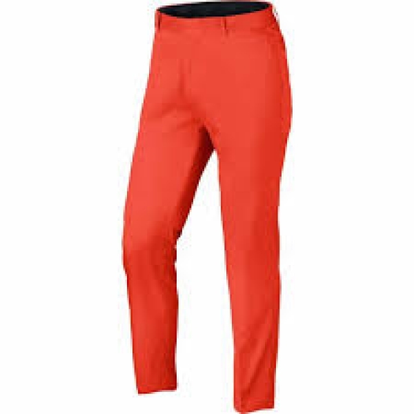 Nike mens dry fit flat front Golf Hose, orange