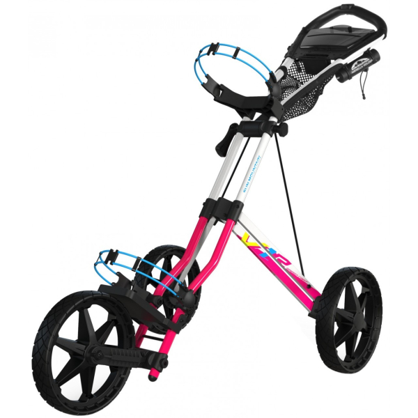 Sun Mountain Push-Trolley inkl Schimrhalter, SPEED, pink