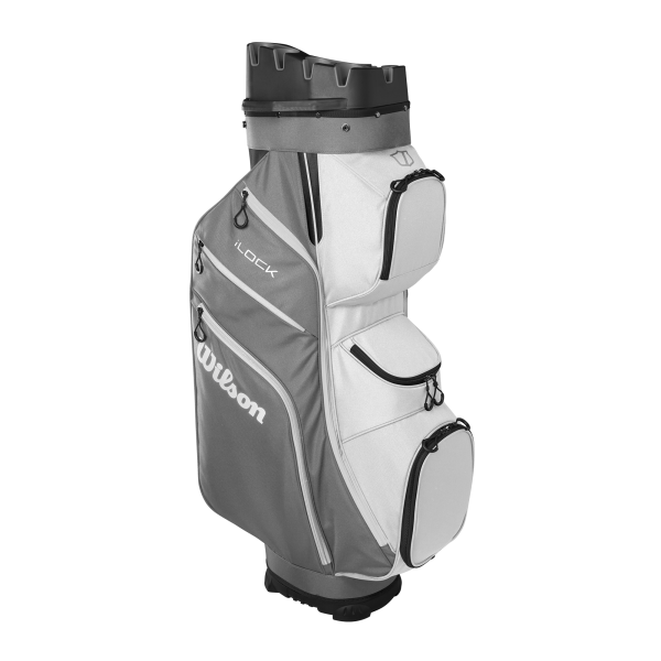 Wilson Cart Bag I-LOCK, grey-white-black