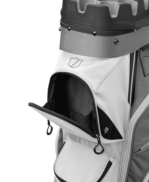 Wilson Cart Bag I-LOCK, grey-white-black