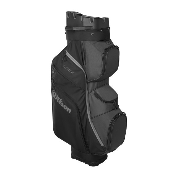 Wilson Cart Bag I-LOCK, black-grey