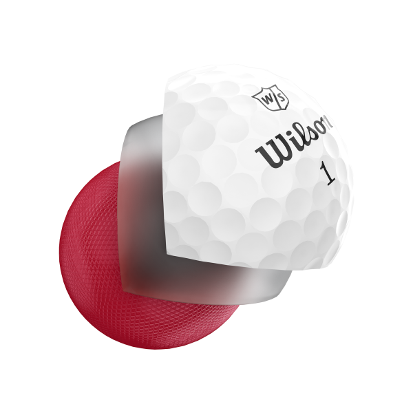 Wilson TRIAD Golfball, white dz