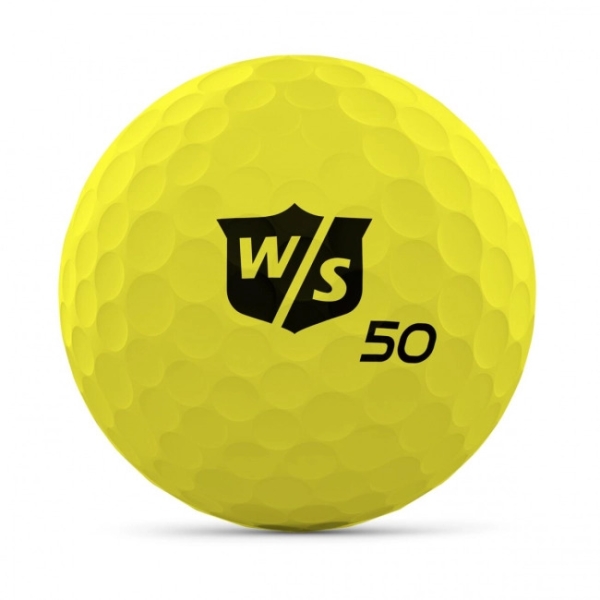 Wilson Elite 50 Golfball, dz, gelb