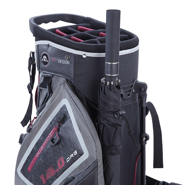 Big Max Dri-lite Hybrid 2, carry Bag, charcoal-black-red