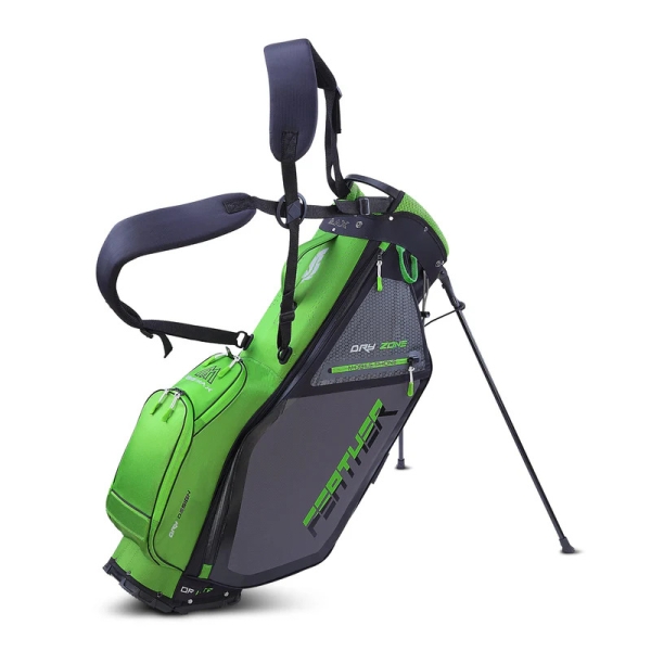 Big Max Dri-lite Feather, carry bag, lime-charcoal