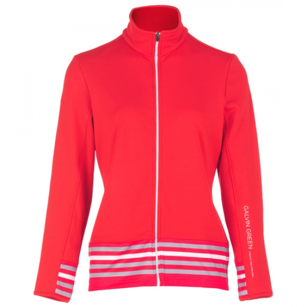 Galvin Green Insula™ jacket DAISY, red-white