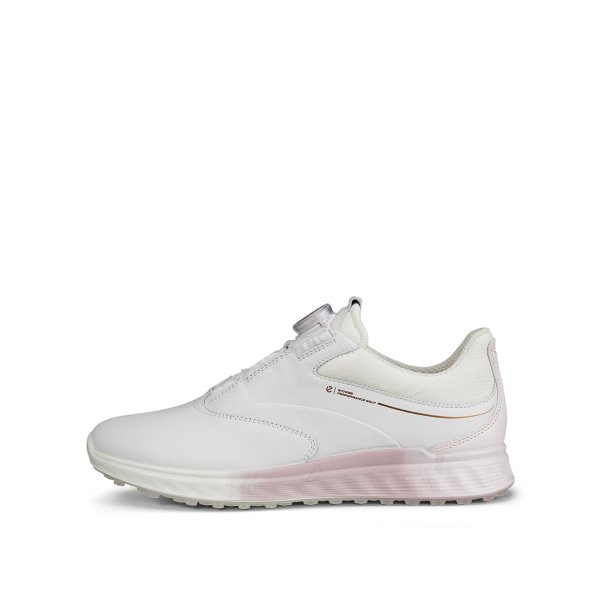 ECCO S-Three lady Golf BOA hybrid Schuh, white delicay