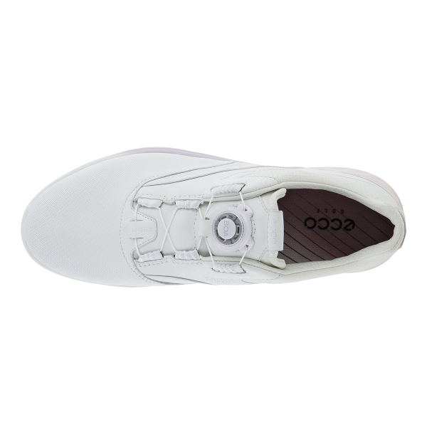 ECCO S-Three lady Golf BOA hybrid Schuh, white delicay