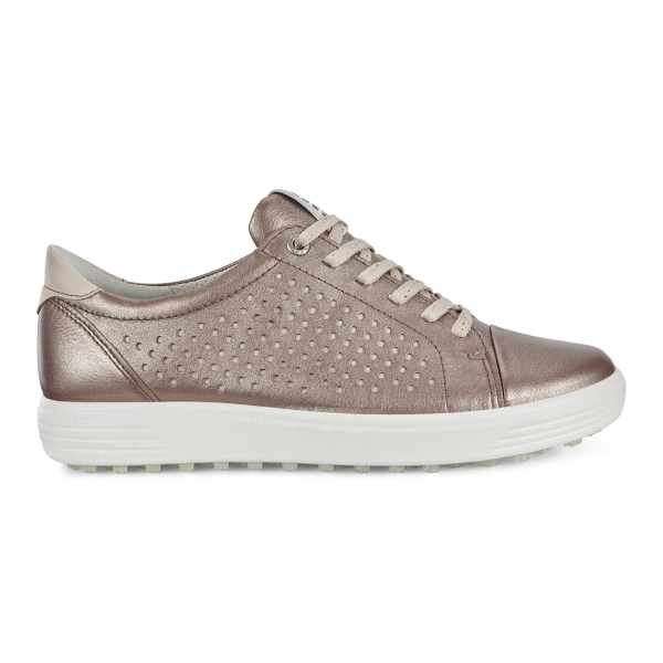 ECCO Casual Hybrid, lady Golf Schuh, gold