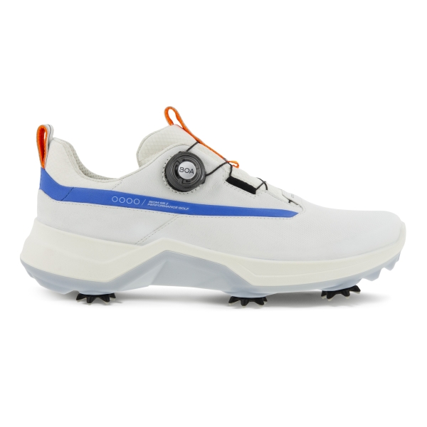 ECCO Golf mens Shoe Biom G5 BOA Spike, white-regatta