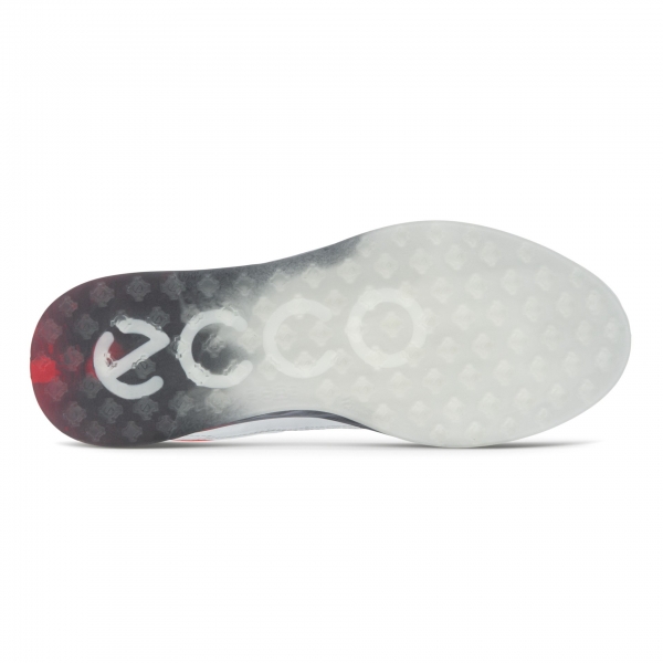 ECCO S-Three lady Golf hybrid Schuh, white-hibiscus