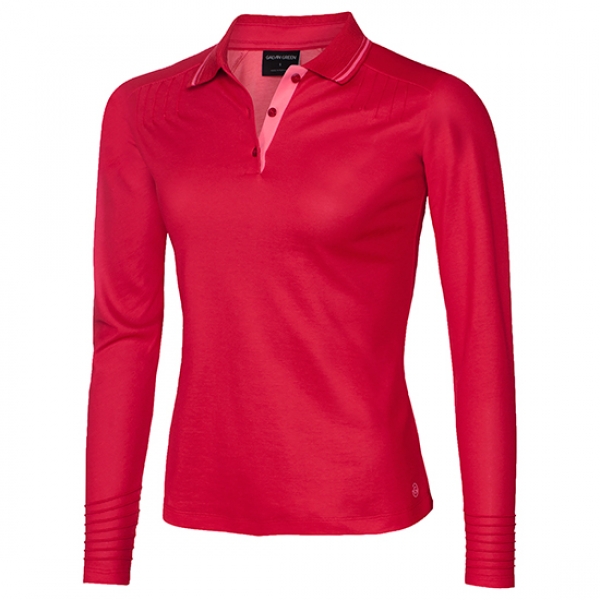 Galvin Green Damen LS Polo MOLLY in rose red