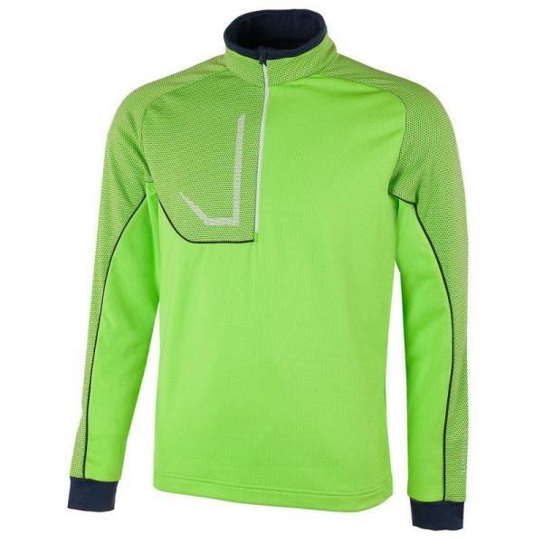 Galvin Green DAXTON mens Insula™ 1/2 Zipp, lime