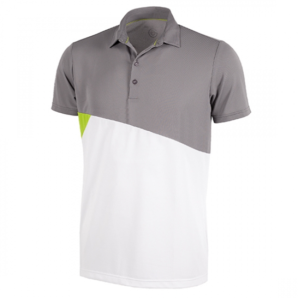 Galvin Green MICK mens Polo, sharkskin