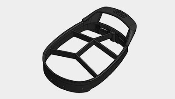 PING Trage Golfbag HOOFER in heather grey-platinum