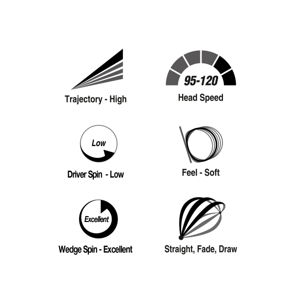 Volvik S4 Tour 4 pice Golf Ball, dz, weiß